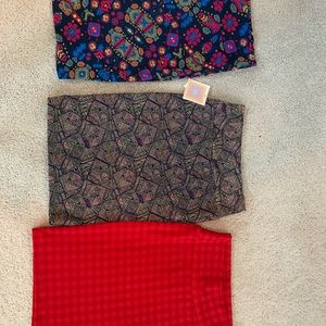 Lot of Lularoe size medium Cassie skirts